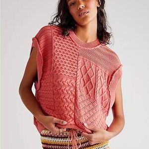 New with tags free people sleeveless sweater